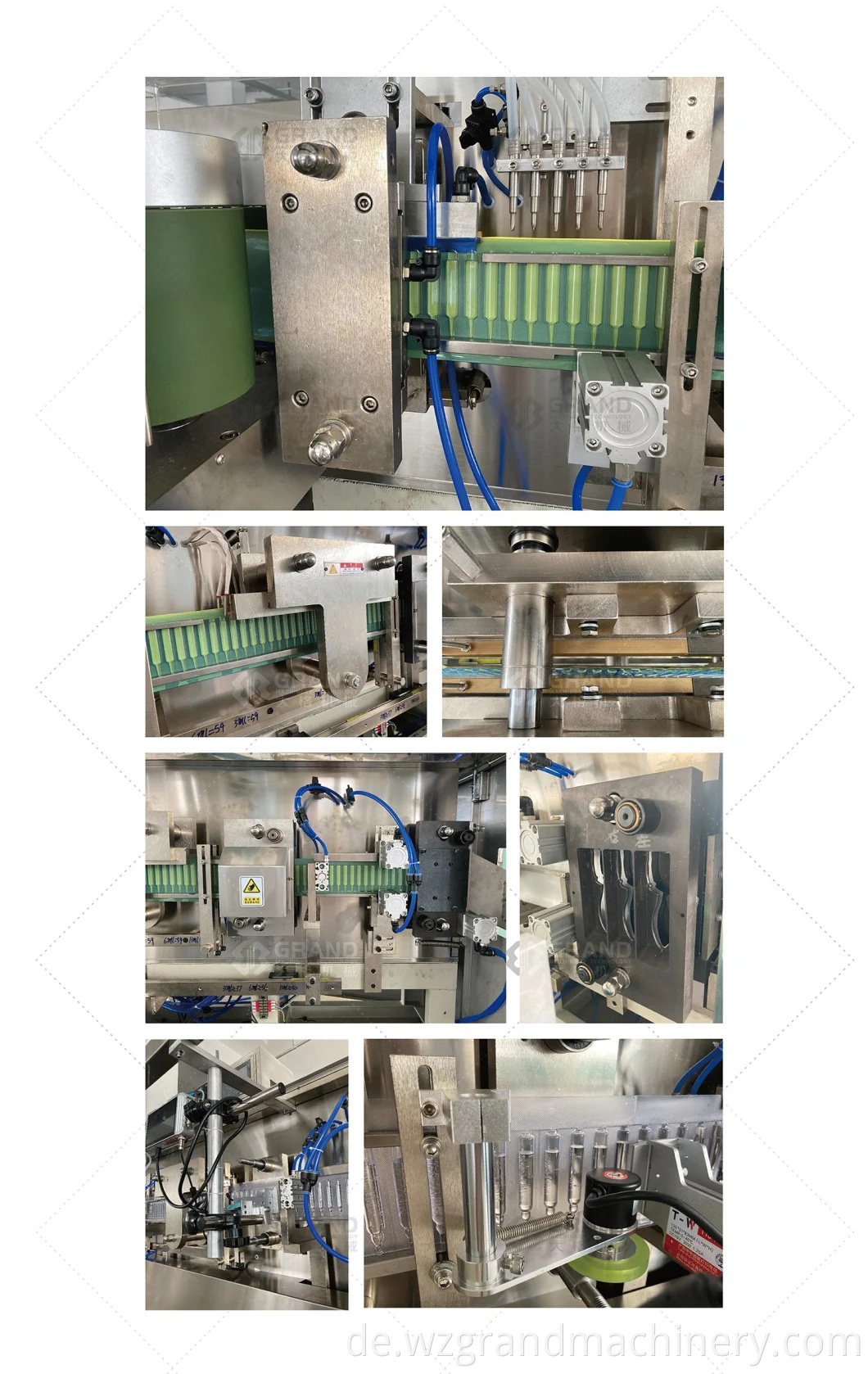 Vollautomatische antivirale mündliche flüssige Fülldichtmaschine mit Wäge- und Kartonverknüpfung Produktionslinie GGS-240 P10